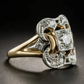 ZARETH – Vintage Zirconia Gold Ring