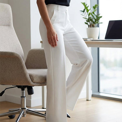 ⌛ Only 3 days left: 50% off everything! ⏰ Women's high-waisted suit trousers