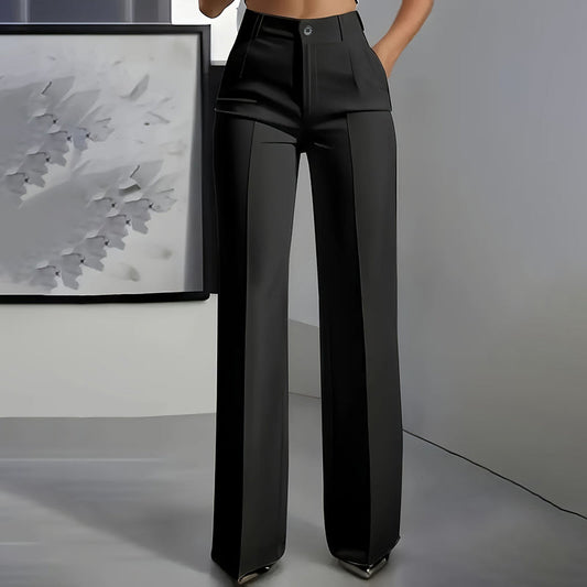 ⌛ Solo quedan 3 días: ¡50% de descuento en todo! ⏰ Pantalones de traje de mujer de talle alto